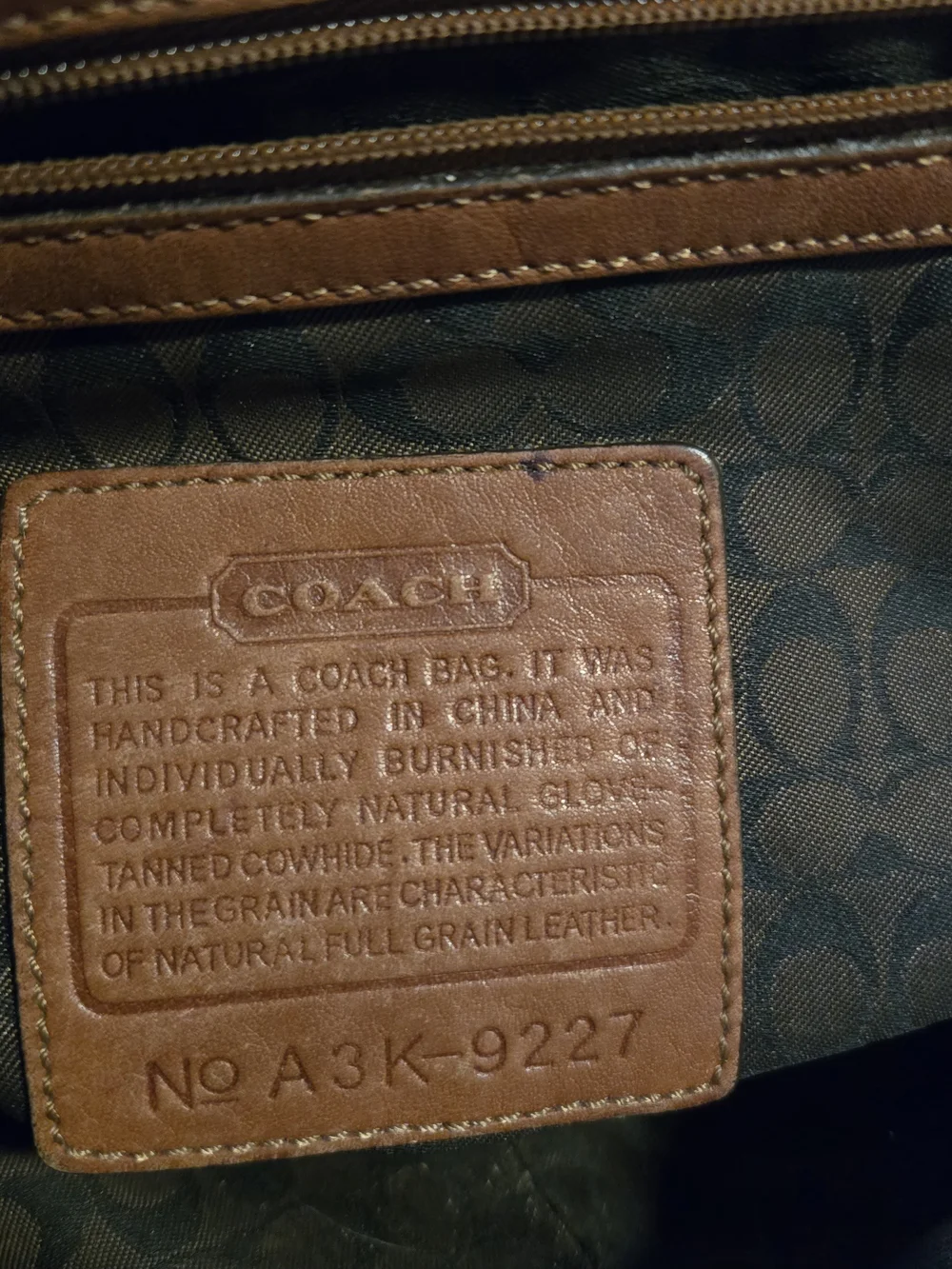 Y2k Coach Brown Leather Hobo Shoulder Bag - Women 9227